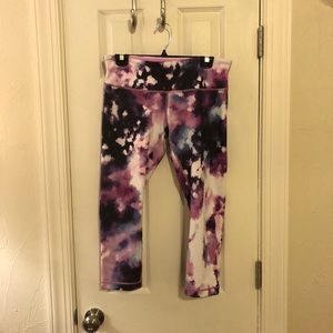 Lululemon blooming pixie wunder under crops sz 10